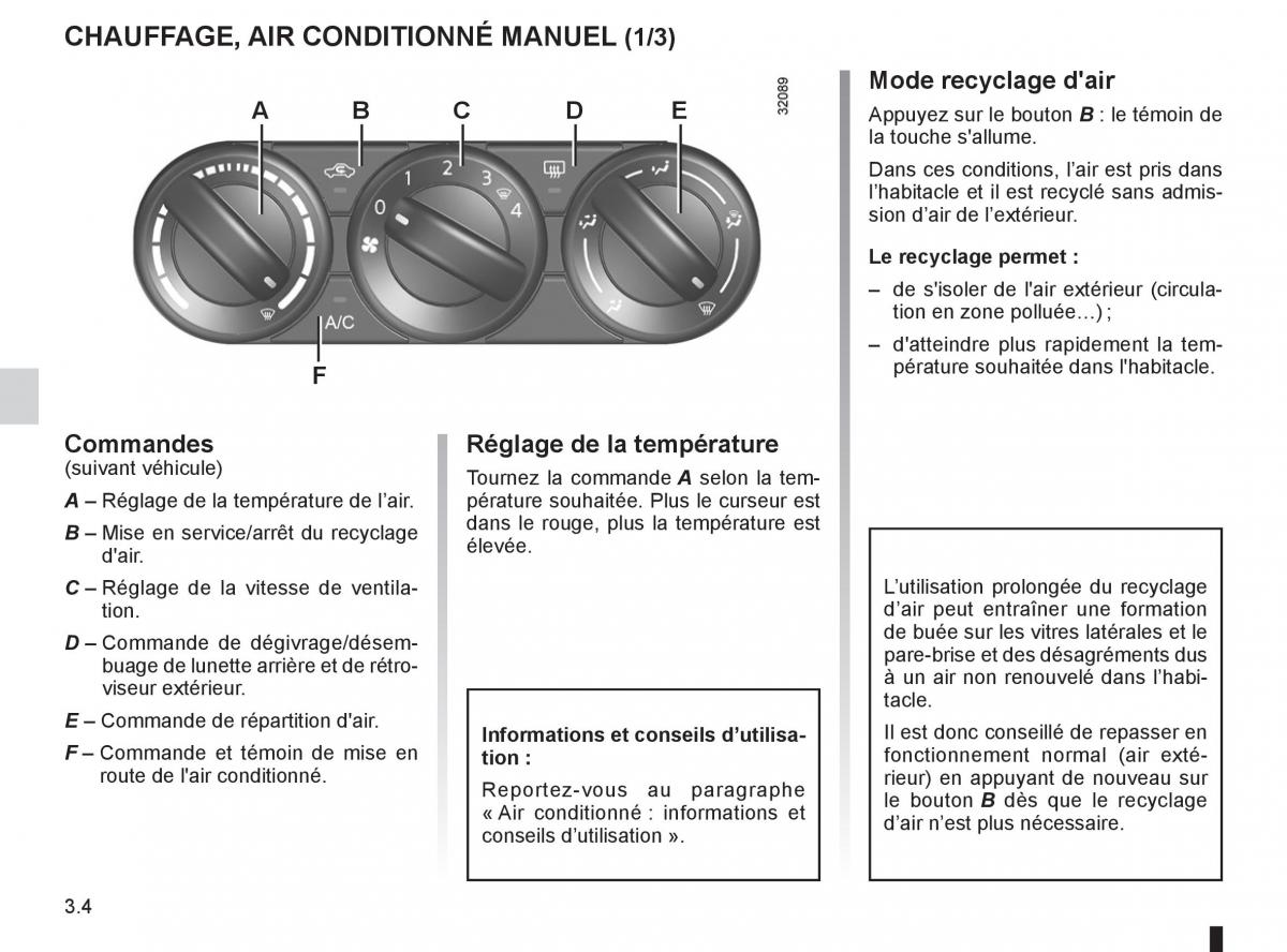 Renault Koleos manuel du proprietaire / page 124