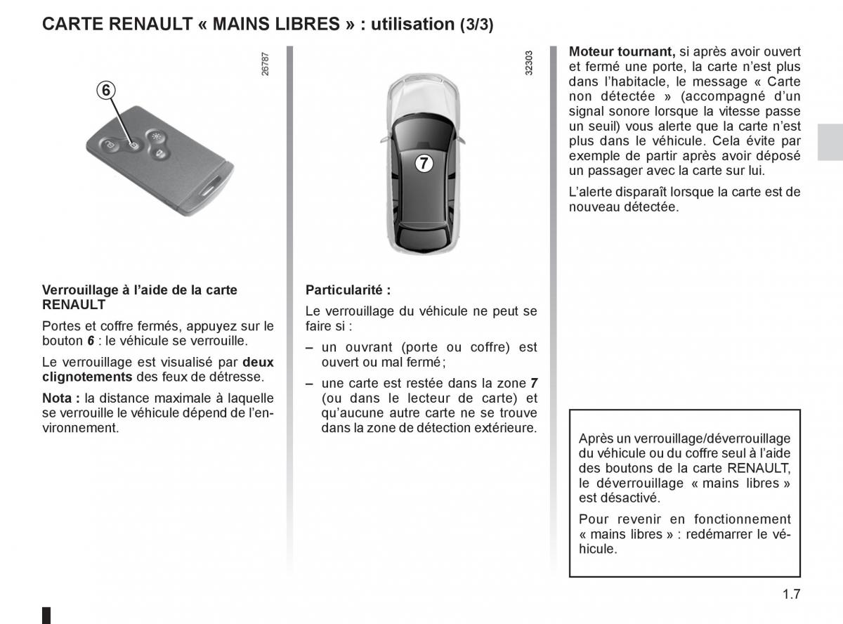 Renault Koleos manuel du proprietaire / page 13