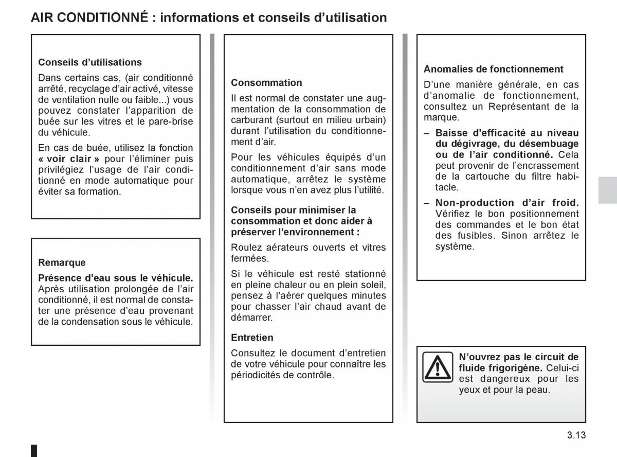 Renault Koleos manuel du proprietaire / page 133