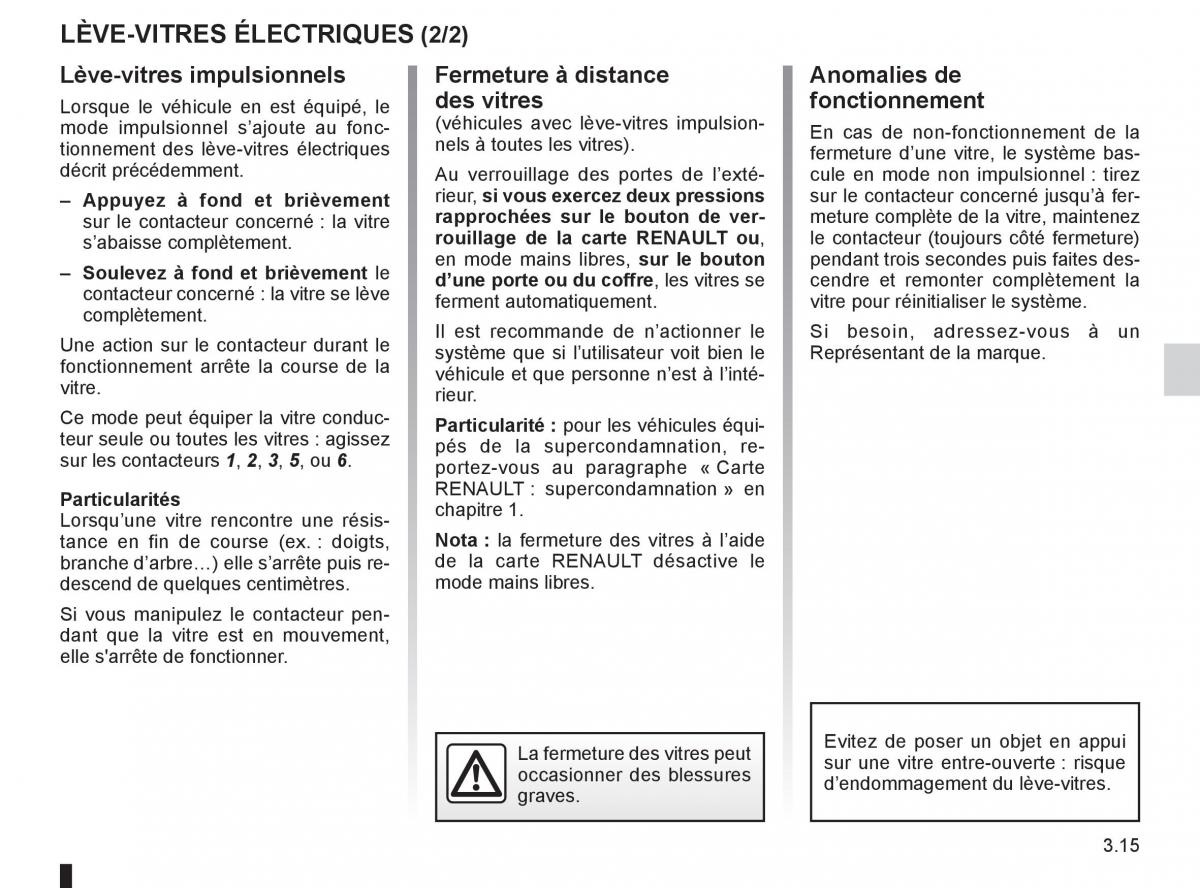 Renault Koleos manuel du proprietaire / page 135