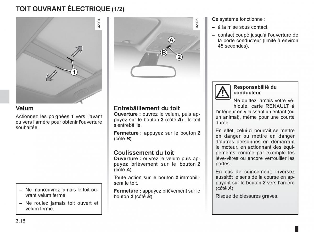 Renault Koleos manuel du proprietaire / page 136