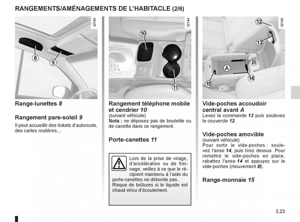 Renault Koleos manuel du proprietaire / page 143