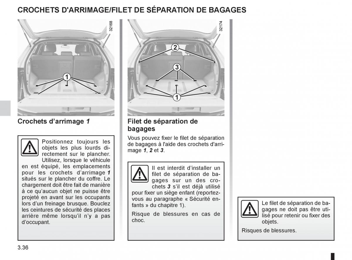 Renault Koleos manuel du proprietaire / page 156