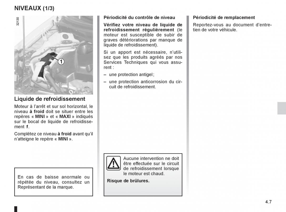 Renault Koleos manuel du proprietaire / page 165