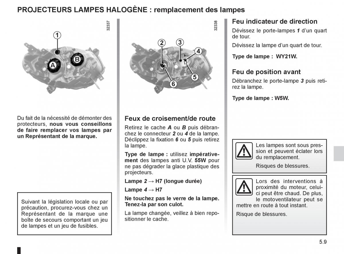 Renault Koleos manuel du proprietaire / page 183