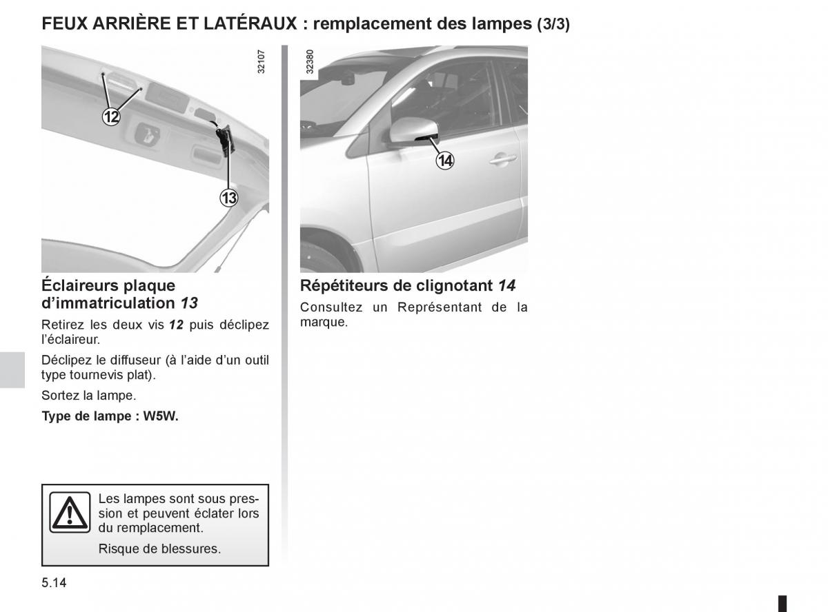 Renault Koleos manuel du proprietaire / page 188