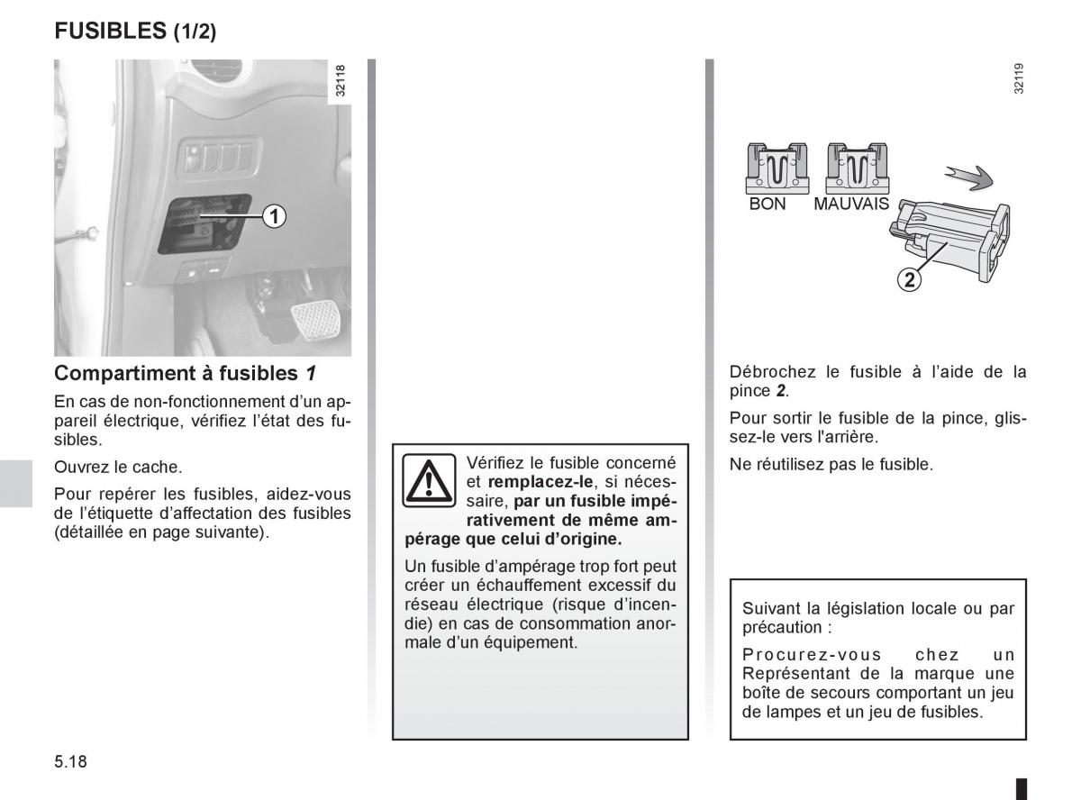 Renault Koleos manuel du proprietaire / page 192