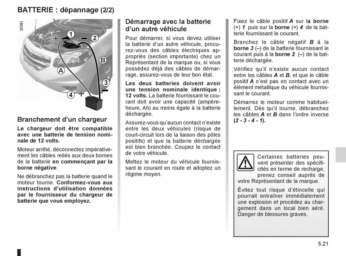 Renault Koleos manuel du proprietaire / page 195