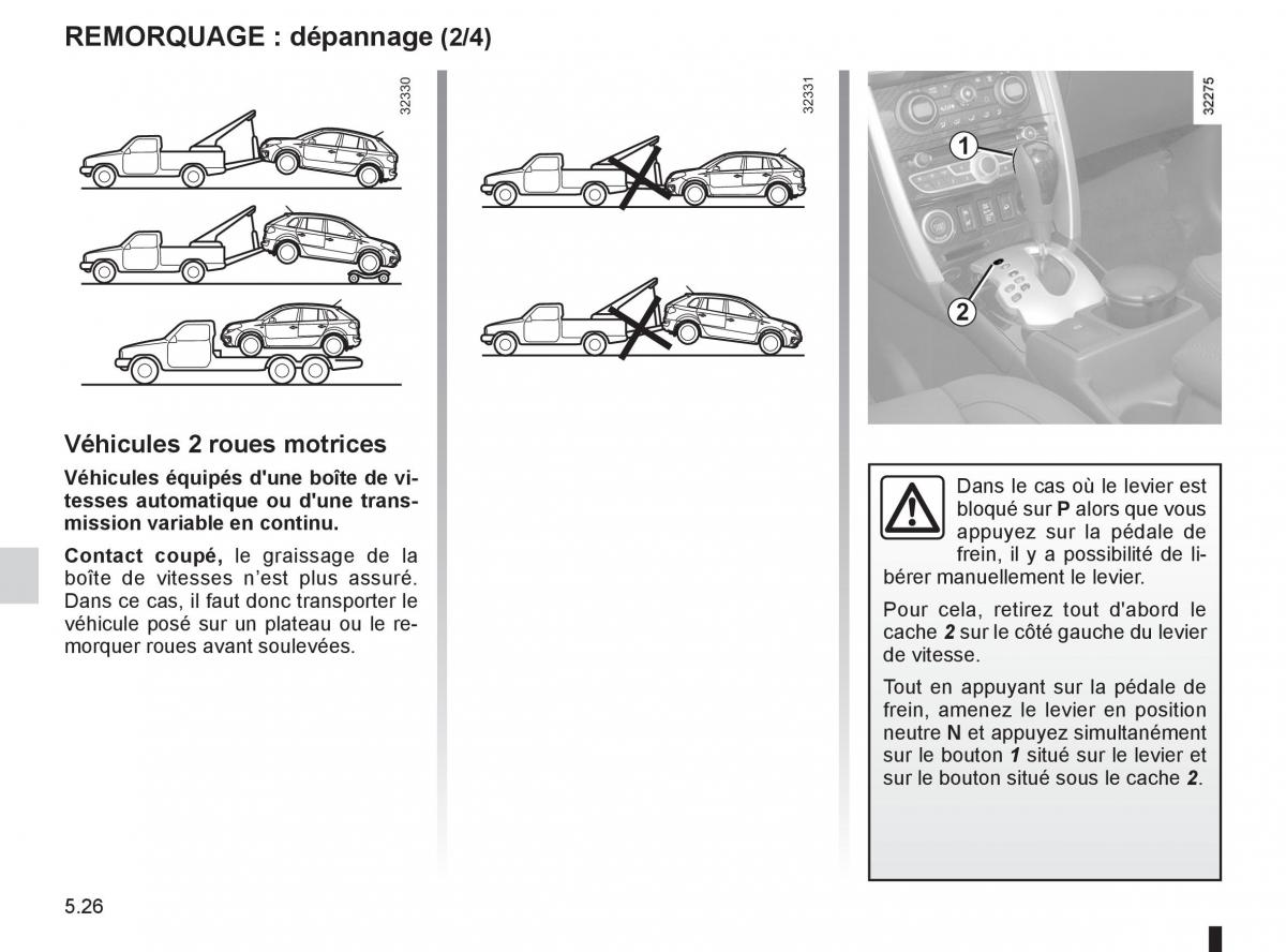 Renault Koleos manuel du proprietaire / page 200