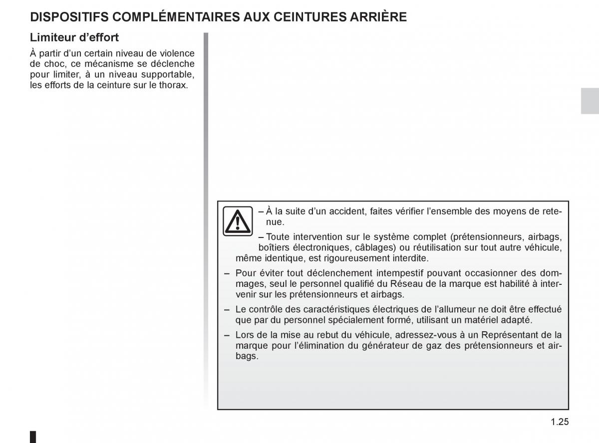 Renault Koleos manuel du proprietaire / page 31