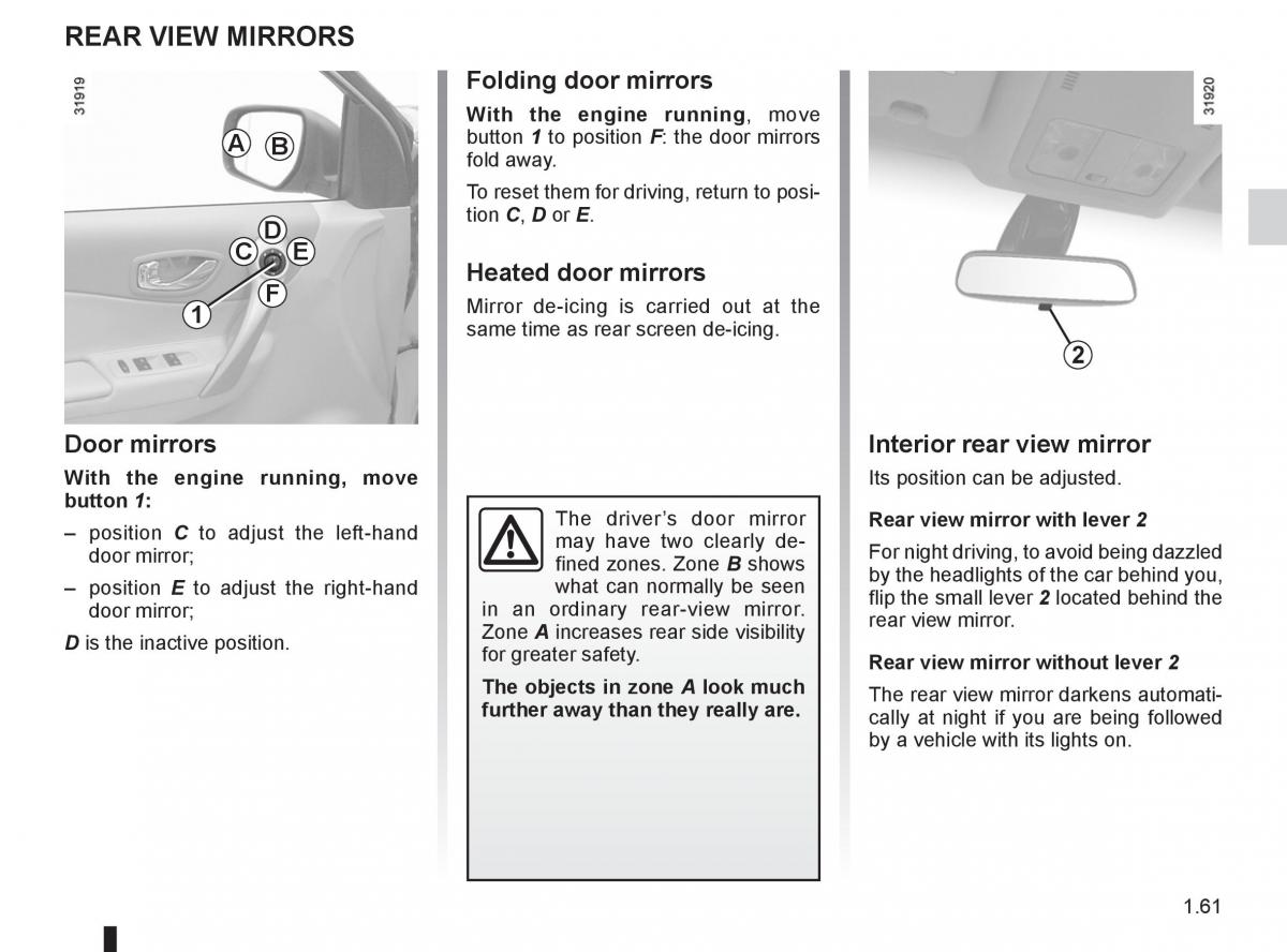 Renault Koleos owners manual / page 67