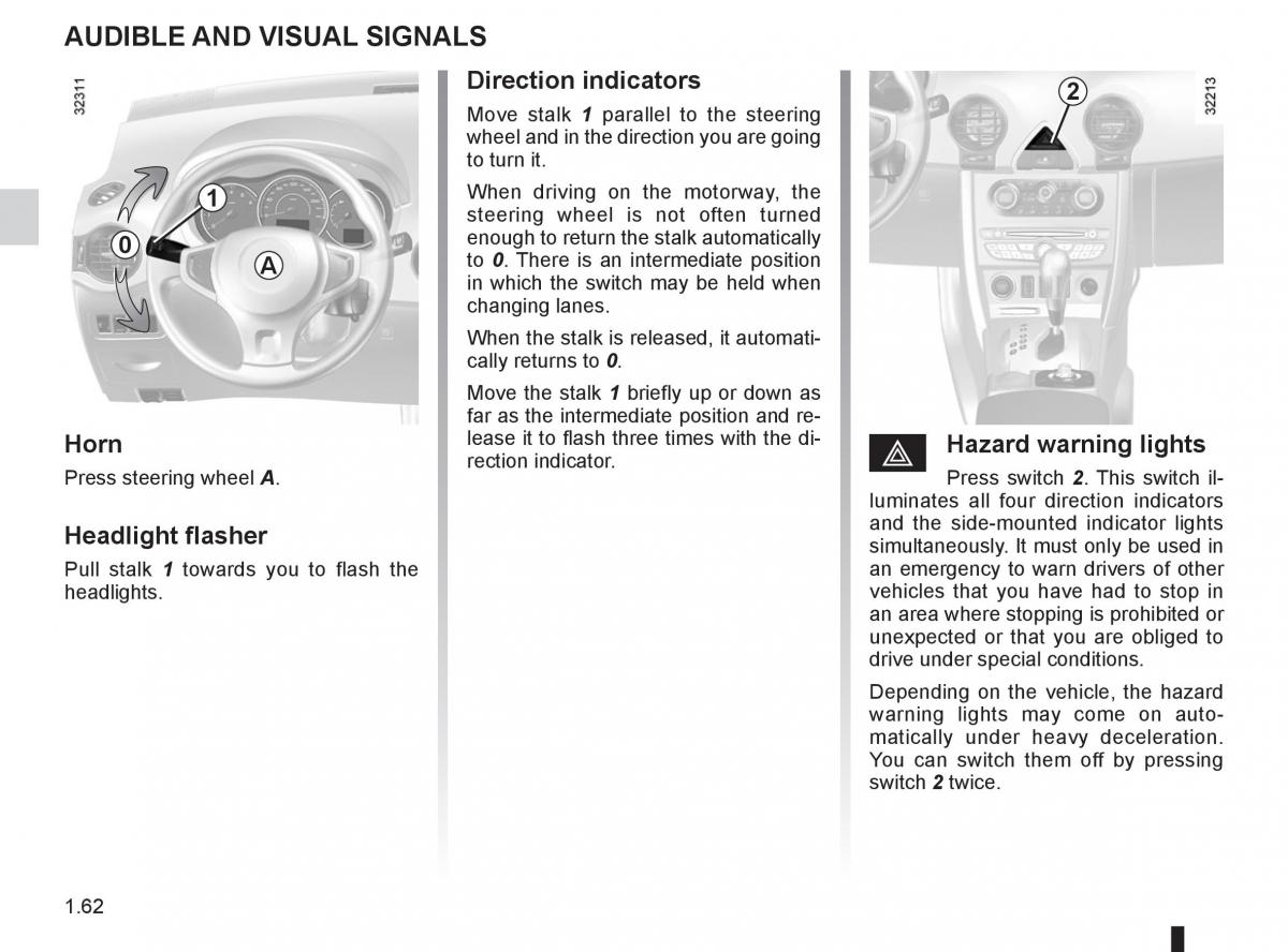 Renault Koleos owners manual / page 68