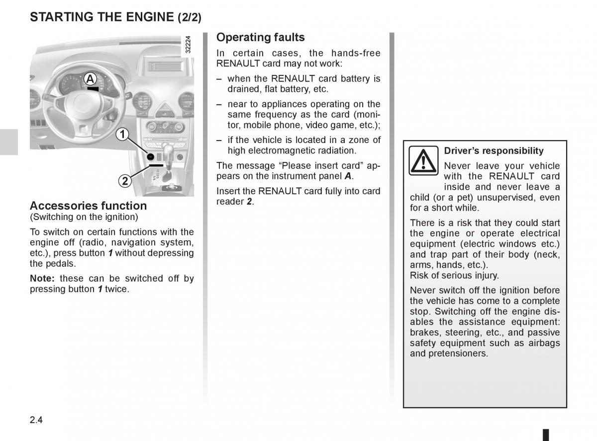 Renault Koleos owners manual / page 82