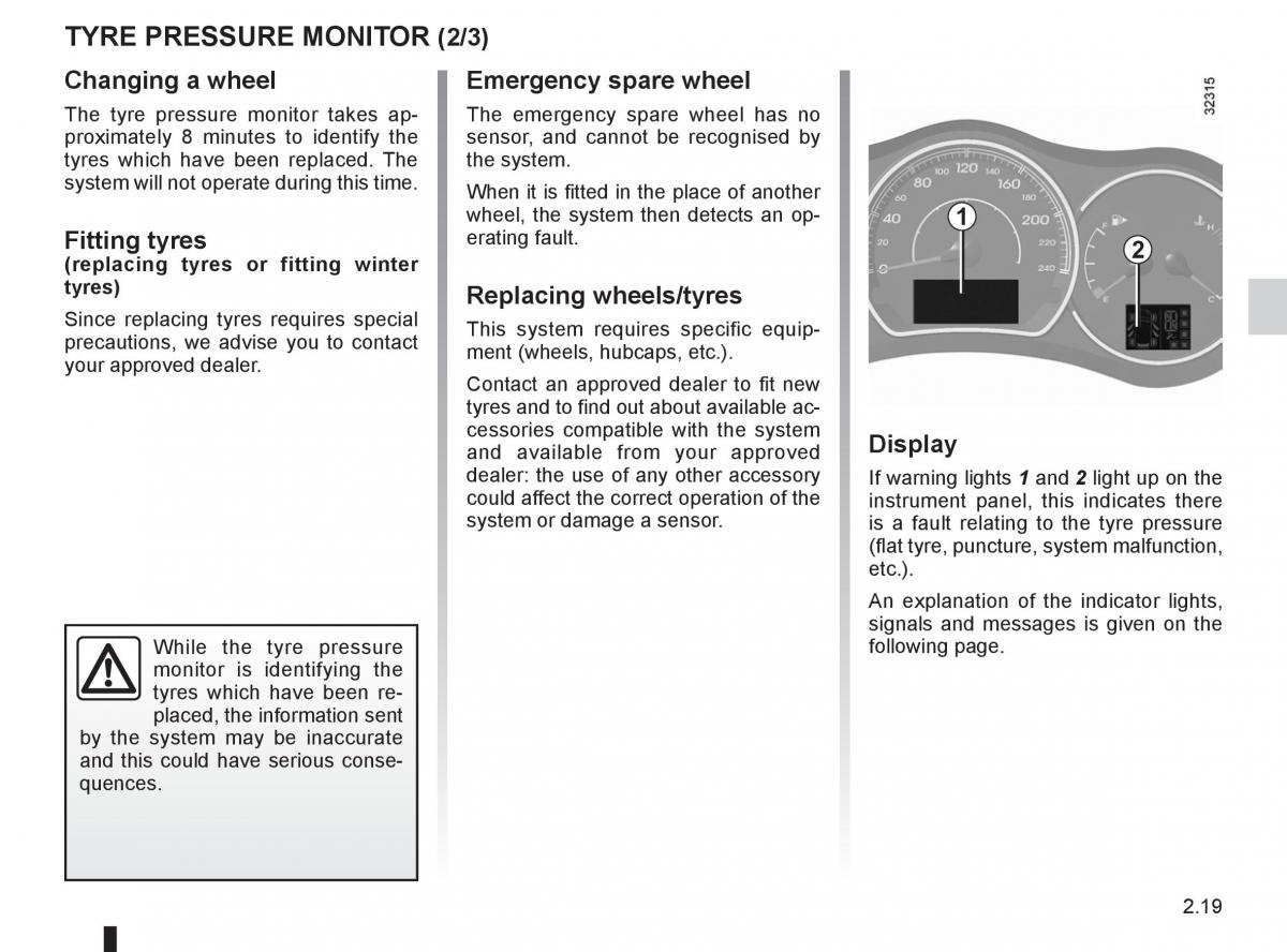 Renault Koleos owners manual / page 97