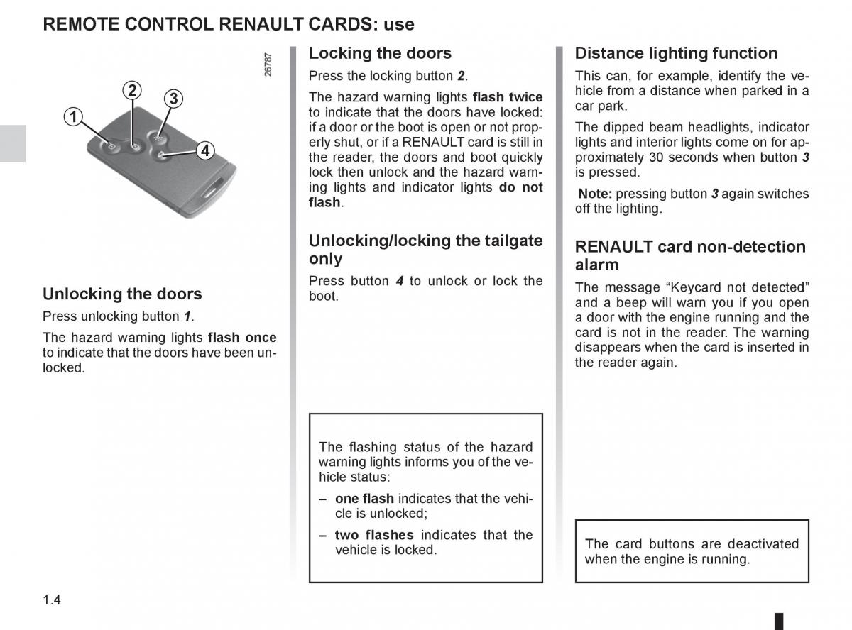 Renault Koleos owners manual / page 10