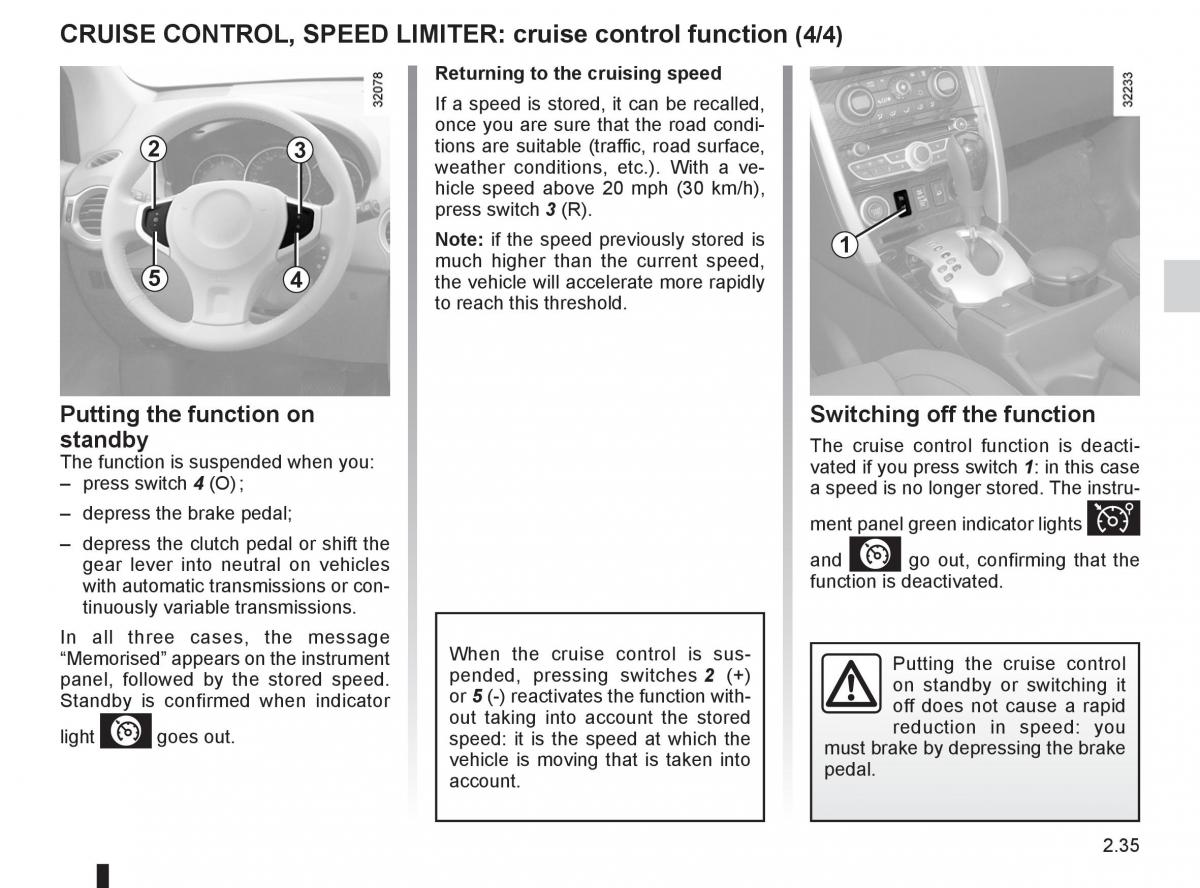 Renault Koleos owners manual / page 113