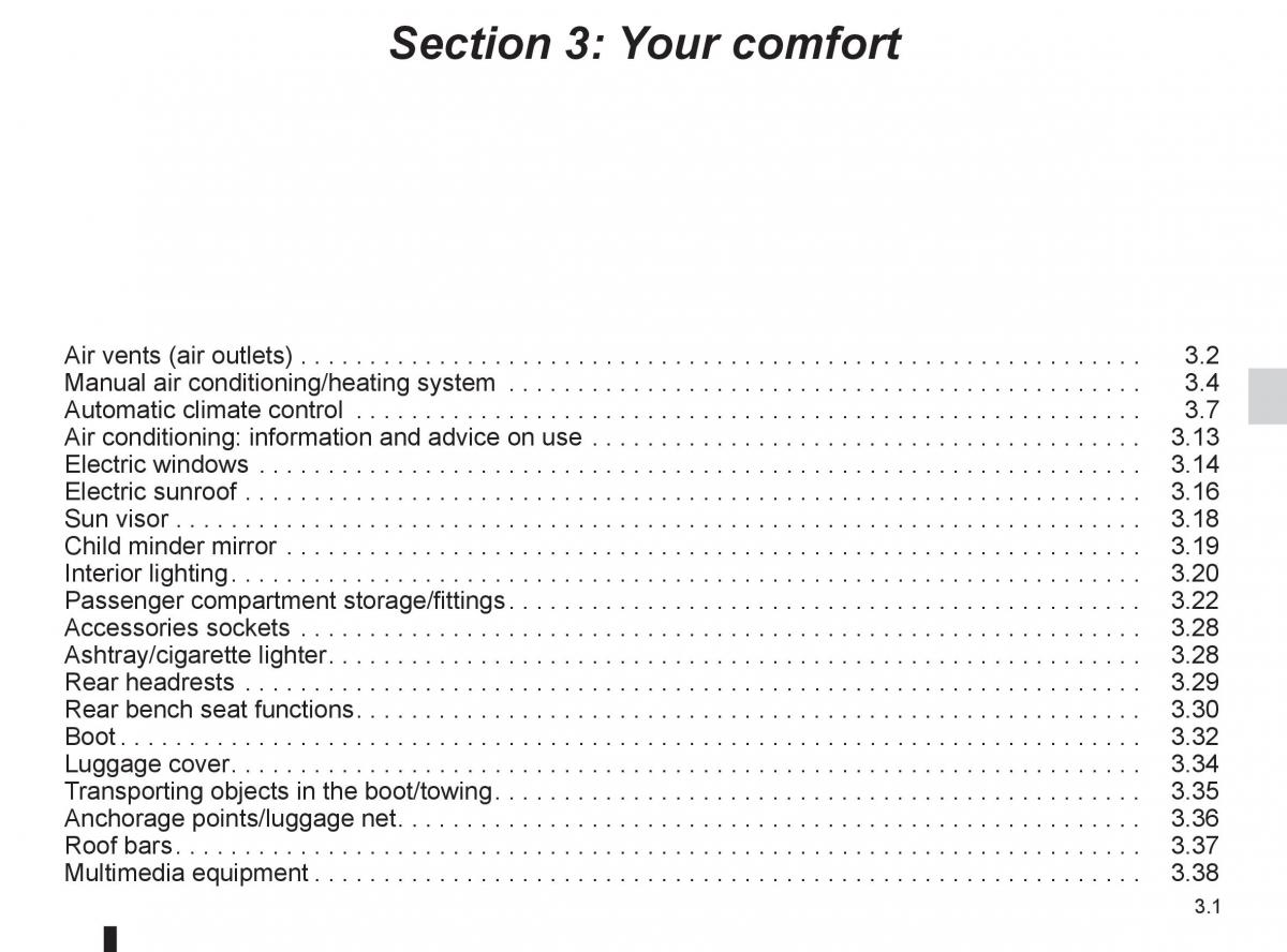 Renault Koleos owners manual / page 121