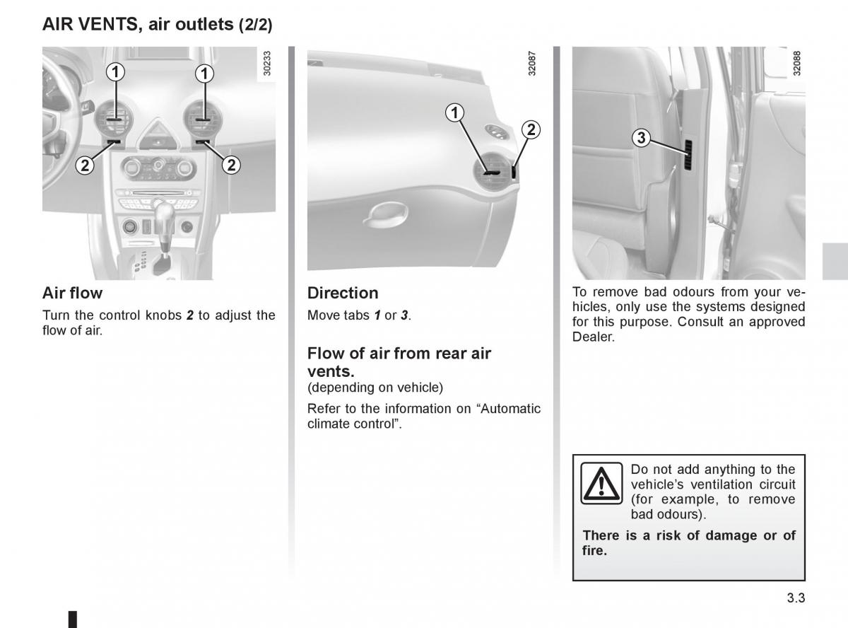 Renault Koleos owners manual / page 123