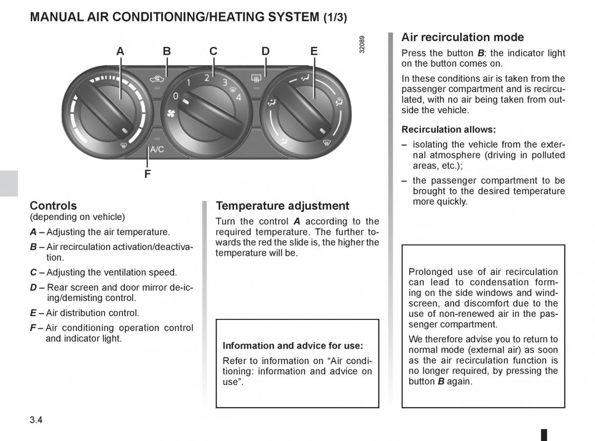 Renault Koleos owners manual / page 124