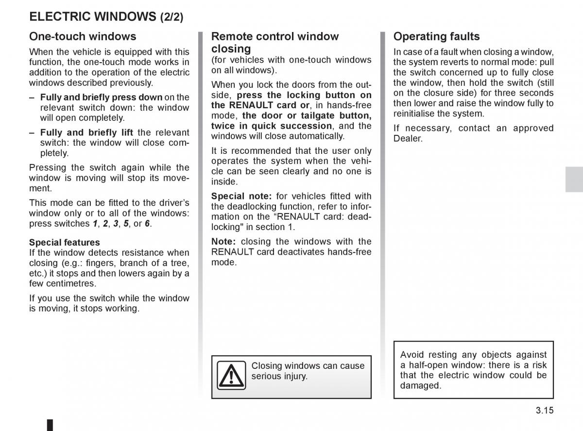 Renault Koleos owners manual / page 135