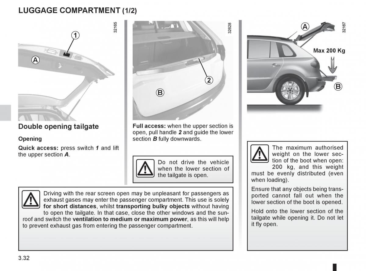 Renault Koleos owners manual / page 152