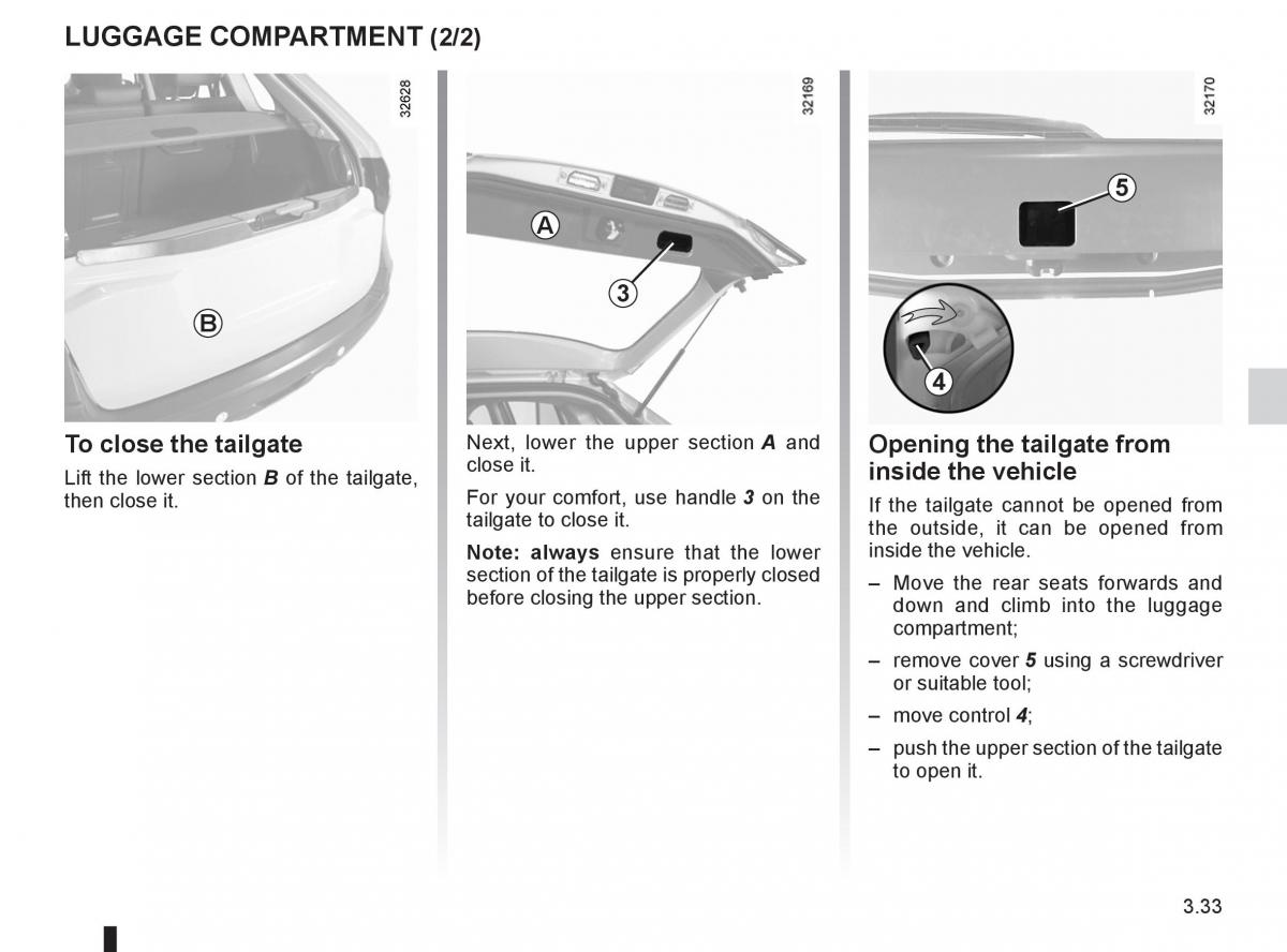 Renault Koleos owners manual / page 153