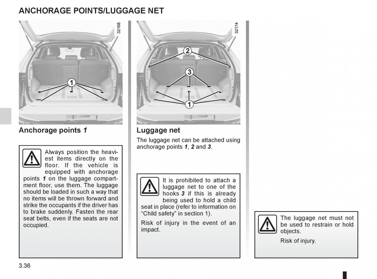 Renault Koleos owners manual / page 156