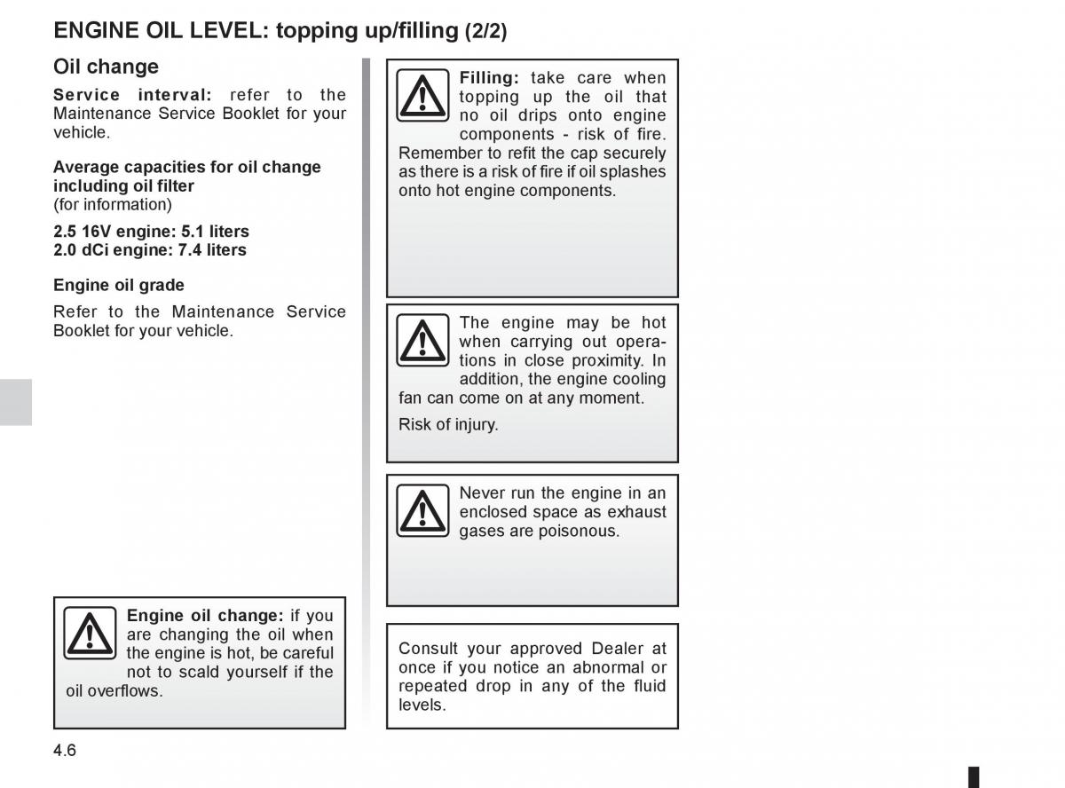 Renault Koleos owners manual / page 164