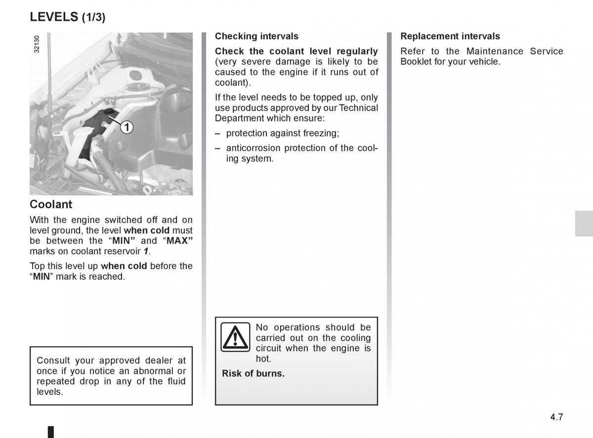 Renault Koleos owners manual / page 165