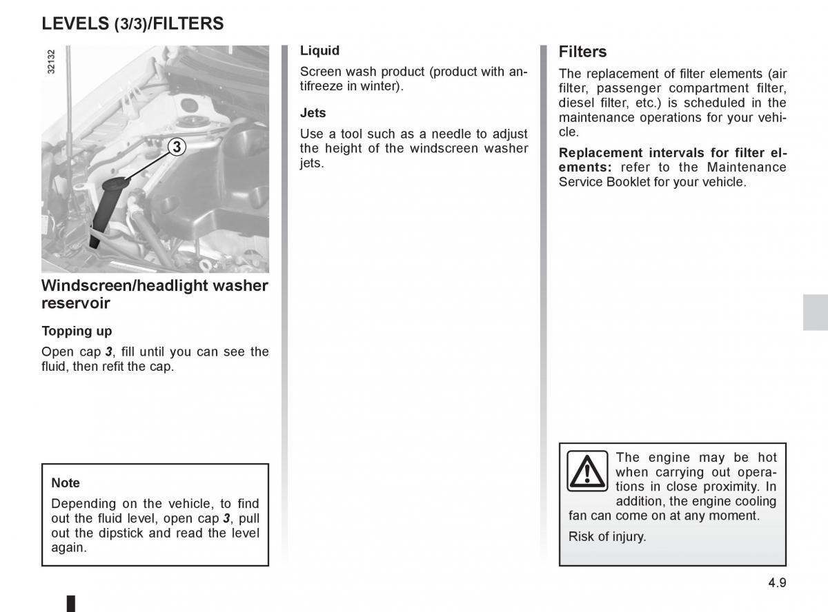 Renault Koleos owners manual / page 167