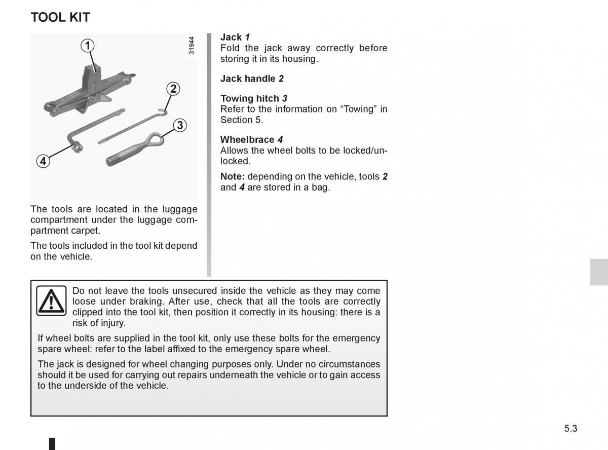 Renault Koleos owners manual / page 177