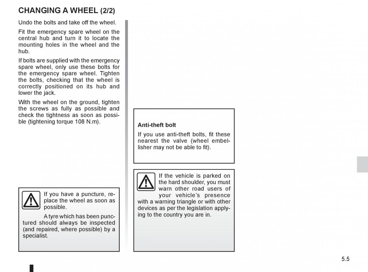 Renault Koleos owners manual / page 179