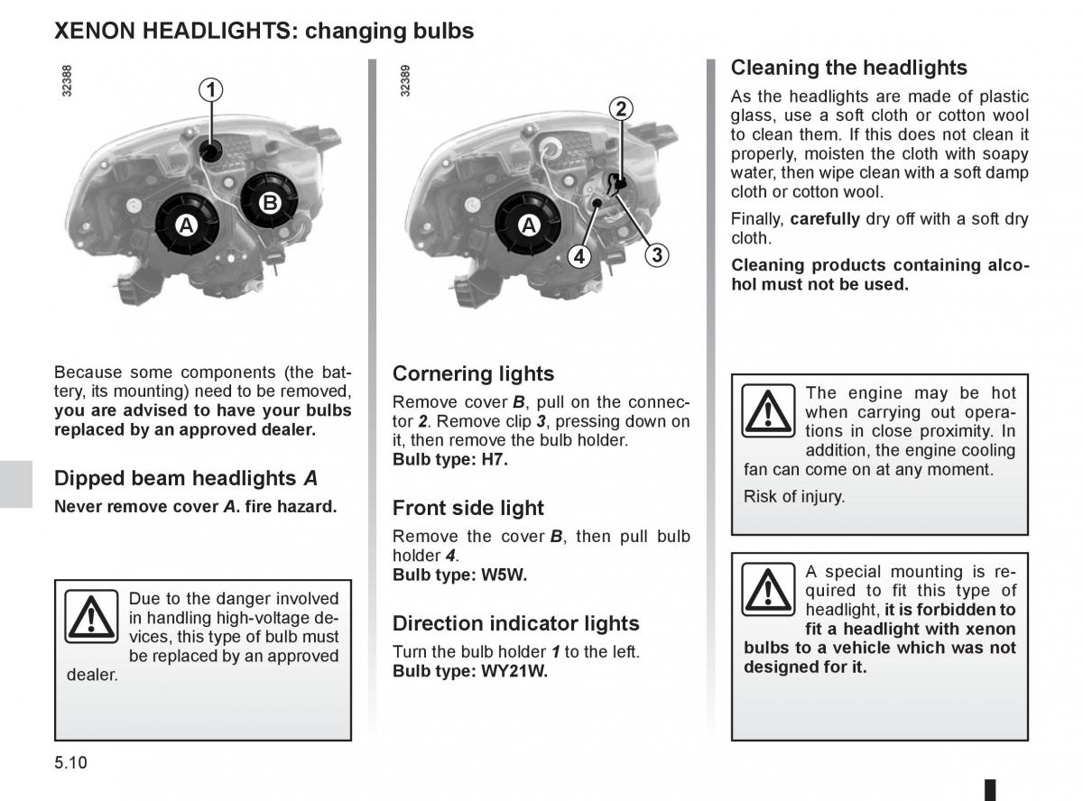 Renault Koleos owners manual / page 184