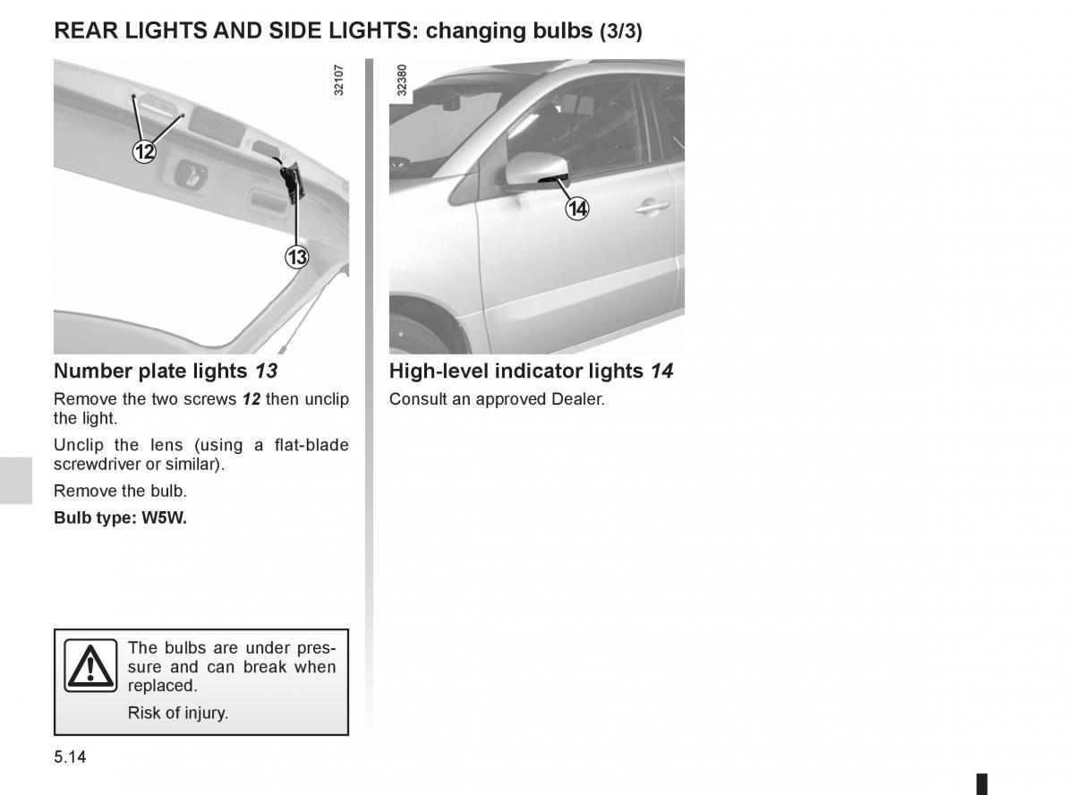 Renault Koleos owners manual / page 188