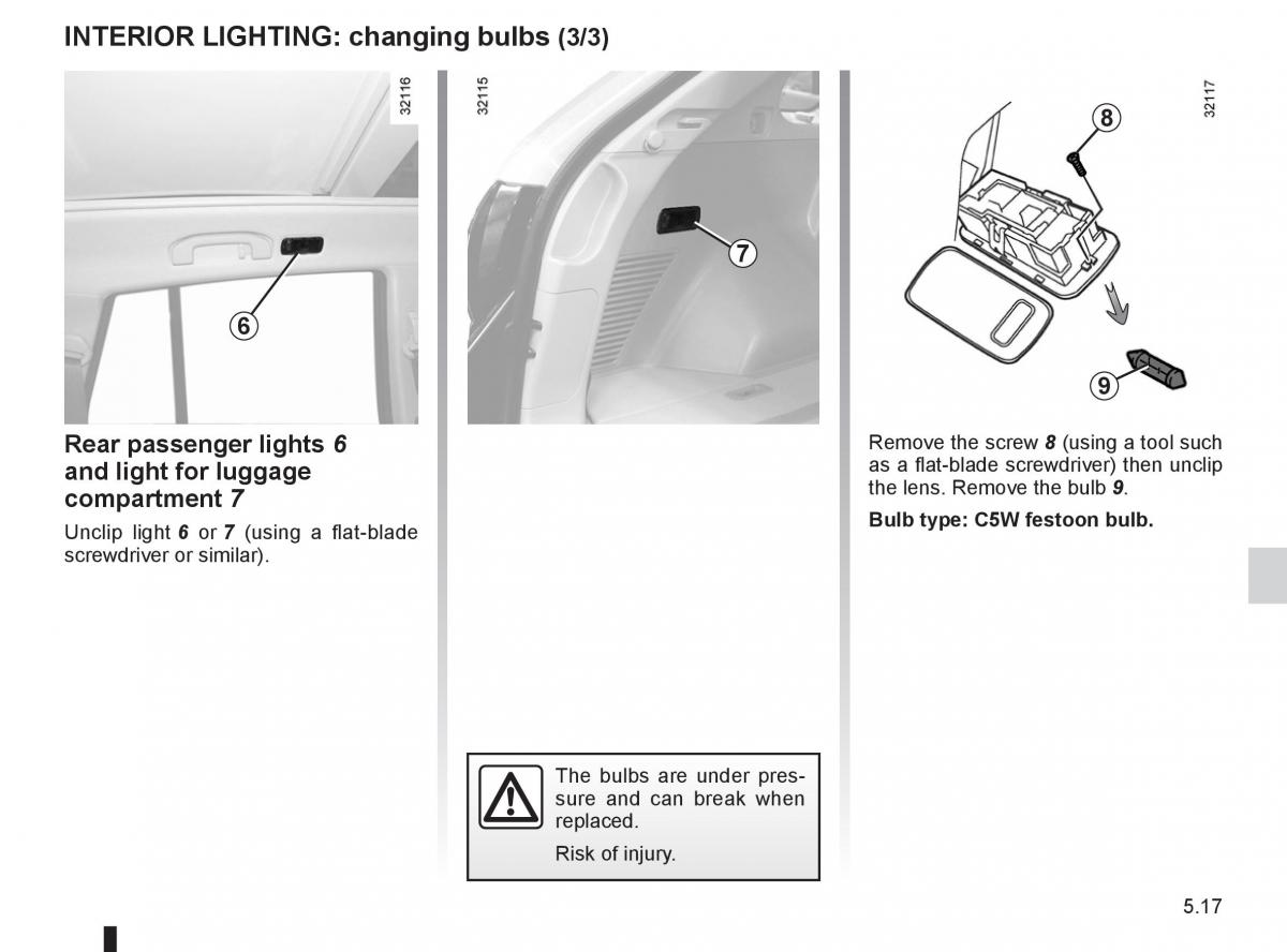 Renault Koleos owners manual / page 191