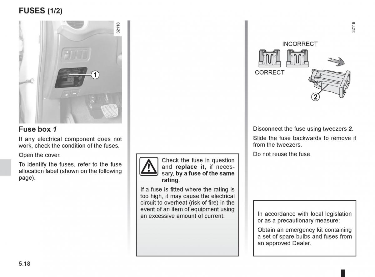 Renault Koleos owners manual / page 192