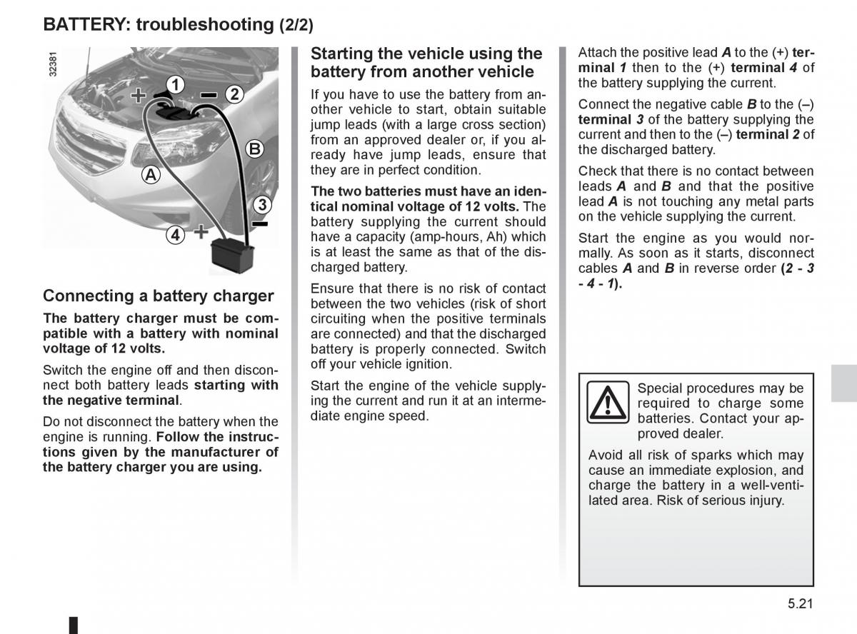 Renault Koleos owners manual / page 195