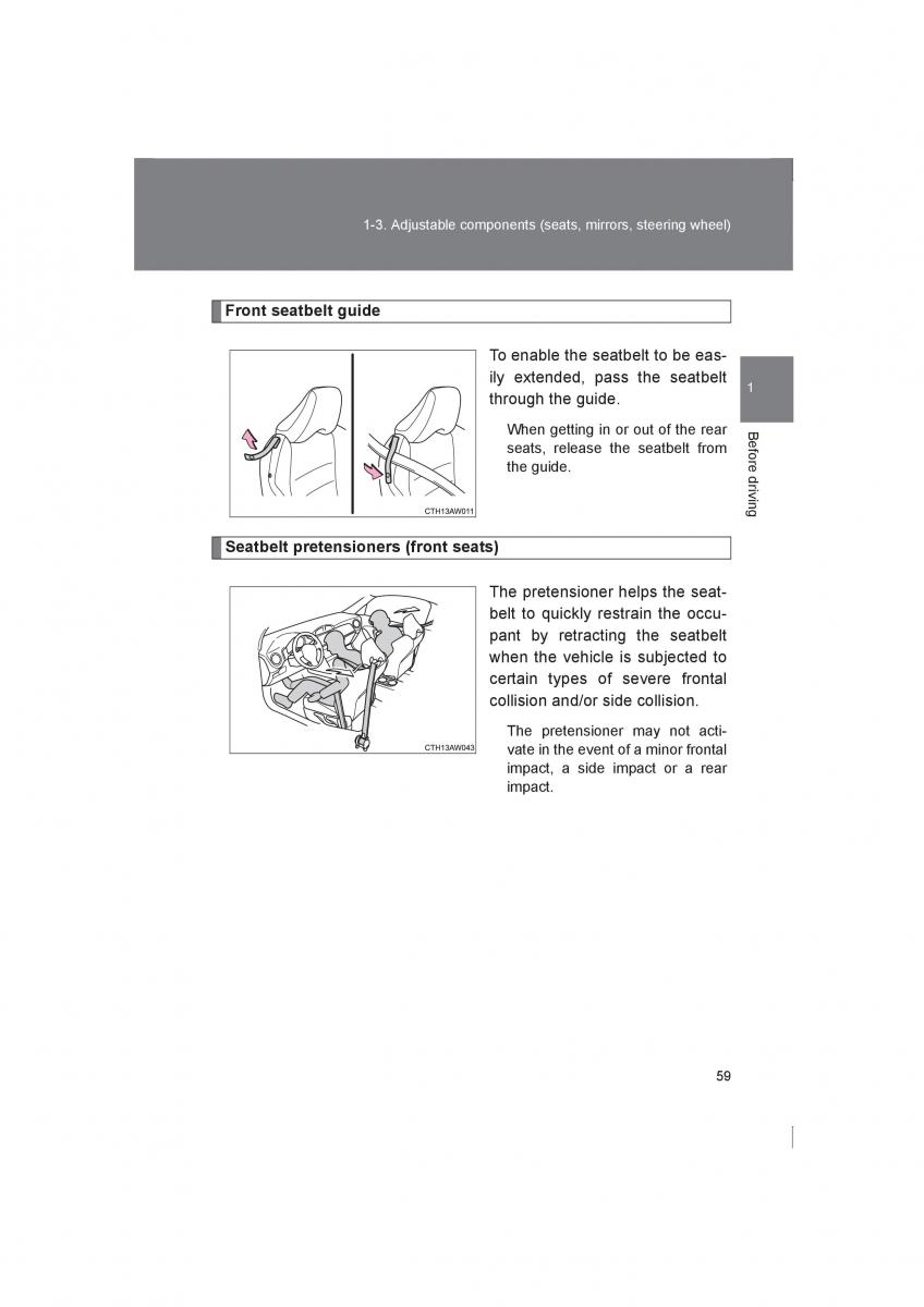 manual  Subaru BRZ owners manual / page 59