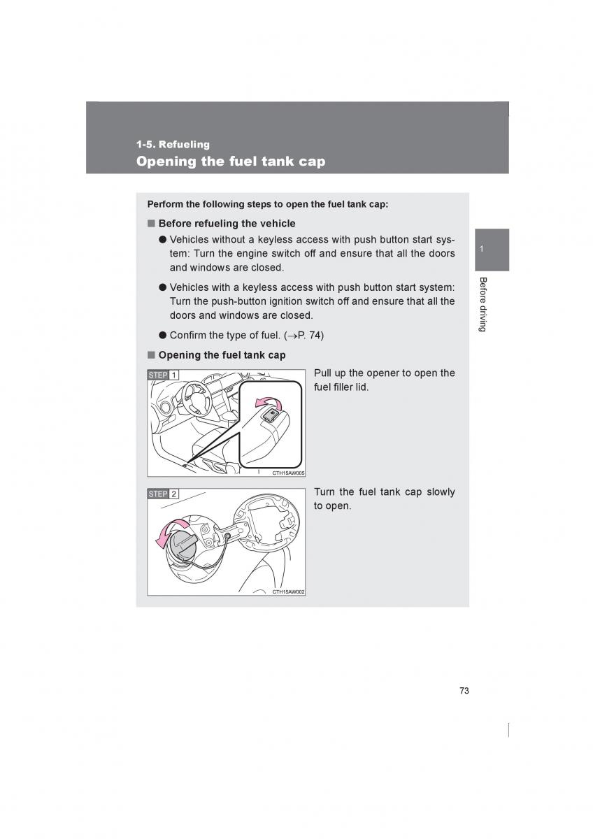 manual  Subaru BRZ owners manual / page 73