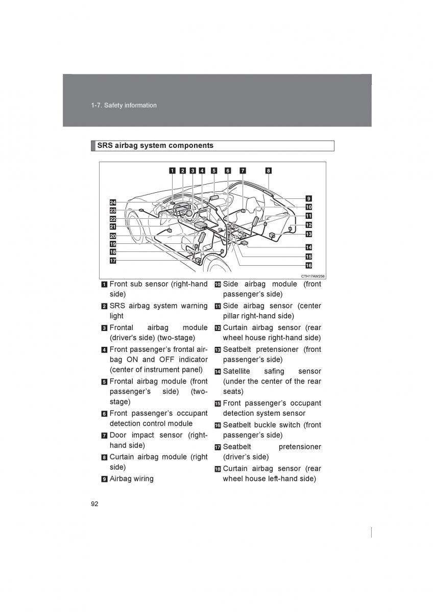 manual  Subaru BRZ owners manual / page 92