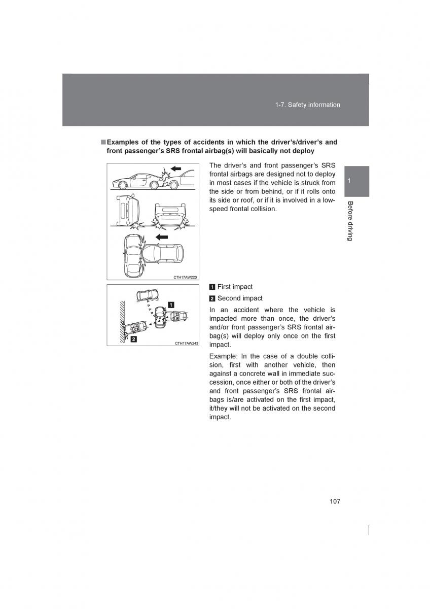 manual  Subaru BRZ owners manual / page 107