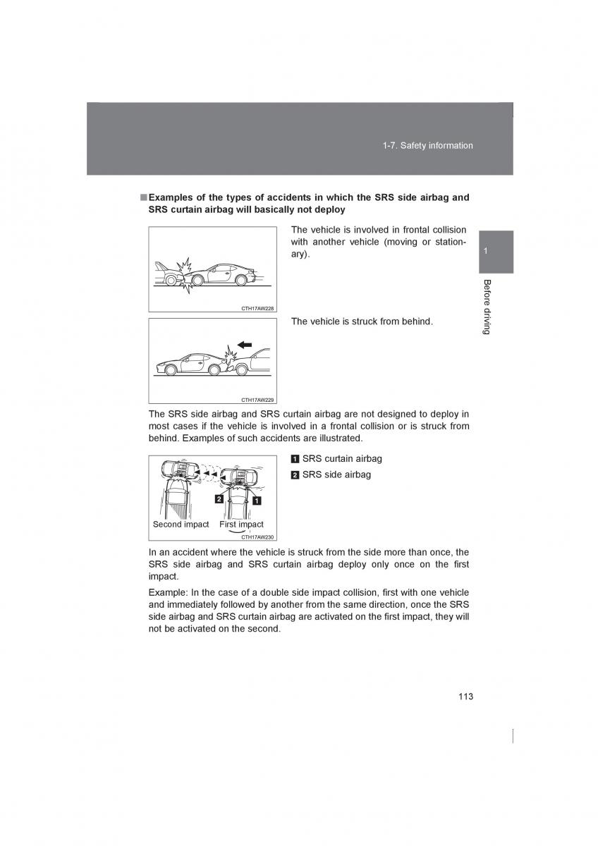 manual  Subaru BRZ owners manual / page 113