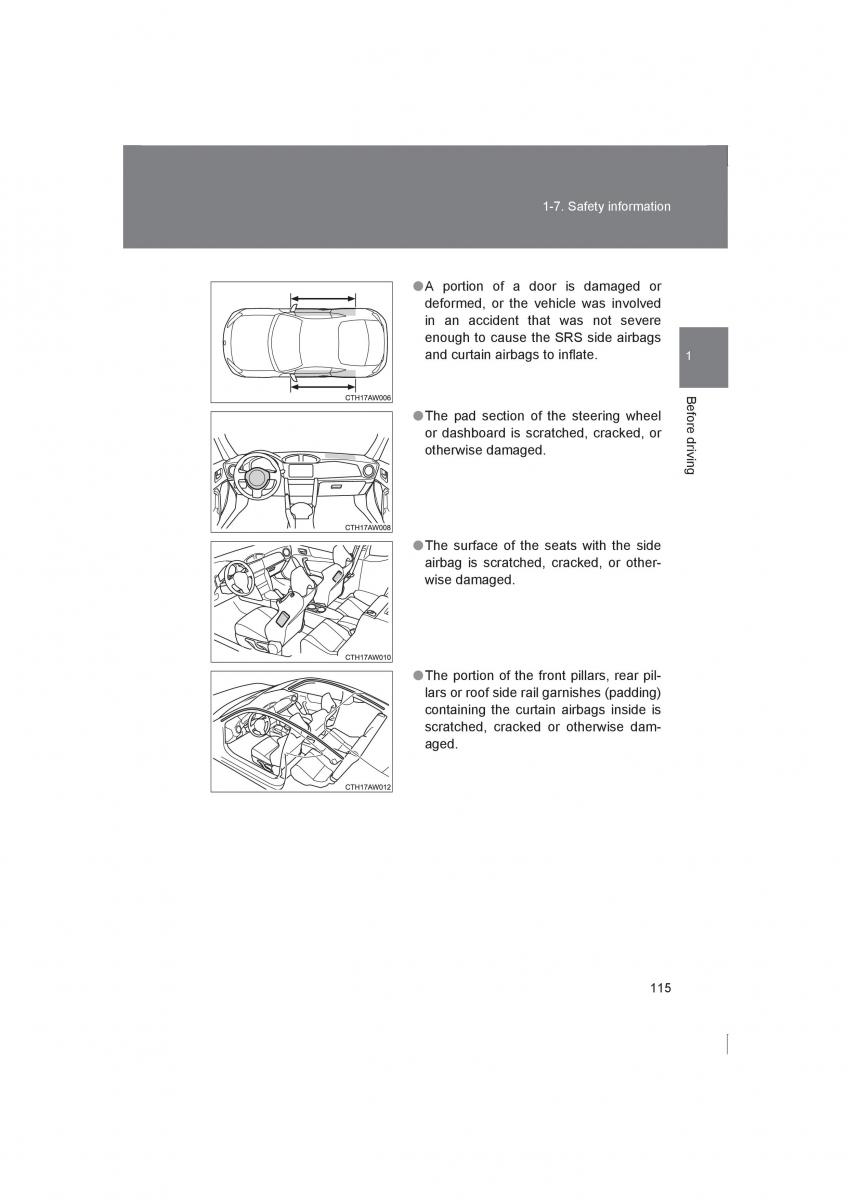 manual  Subaru BRZ owners manual / page 115