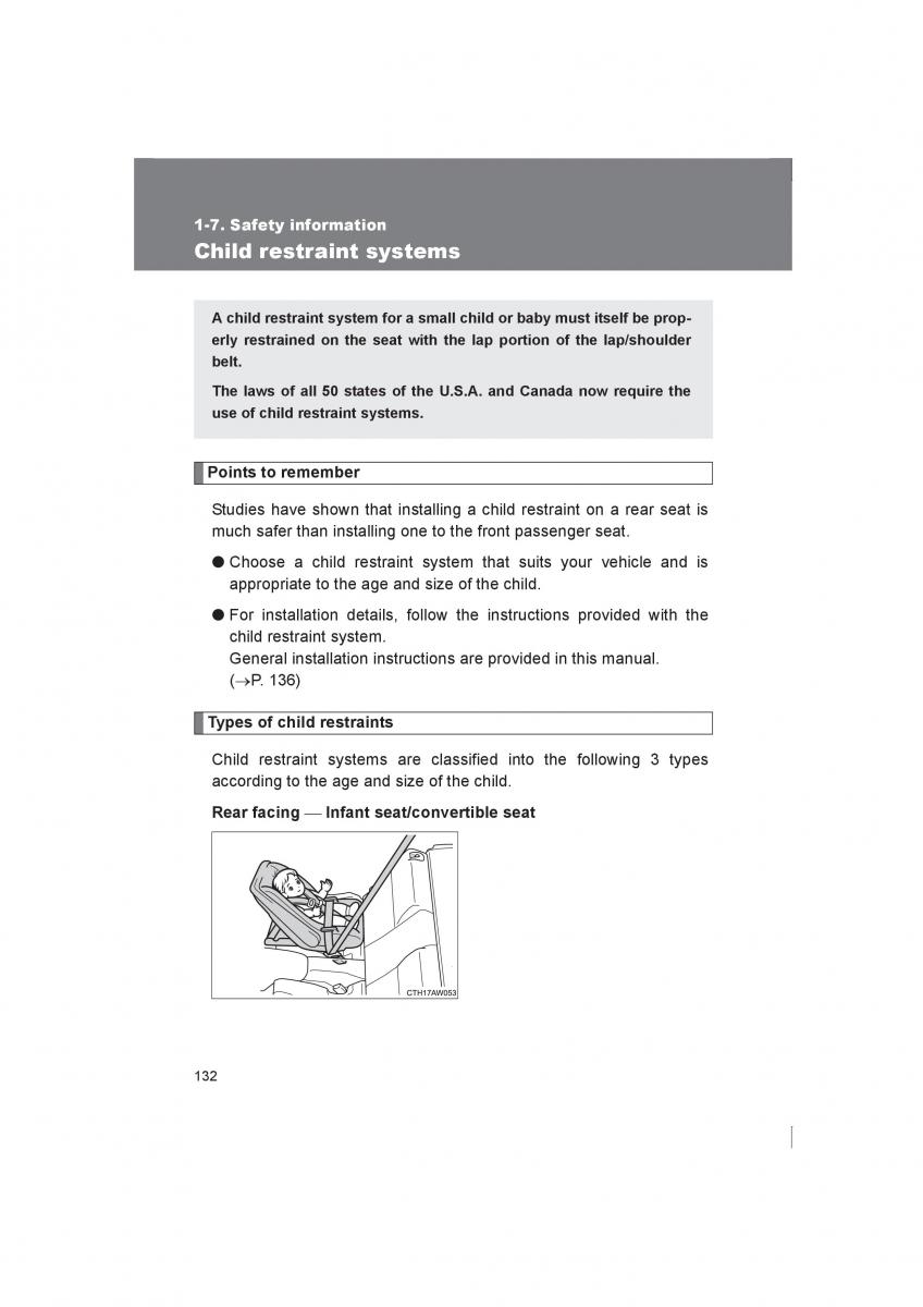 manual  Subaru BRZ owners manual / page 132