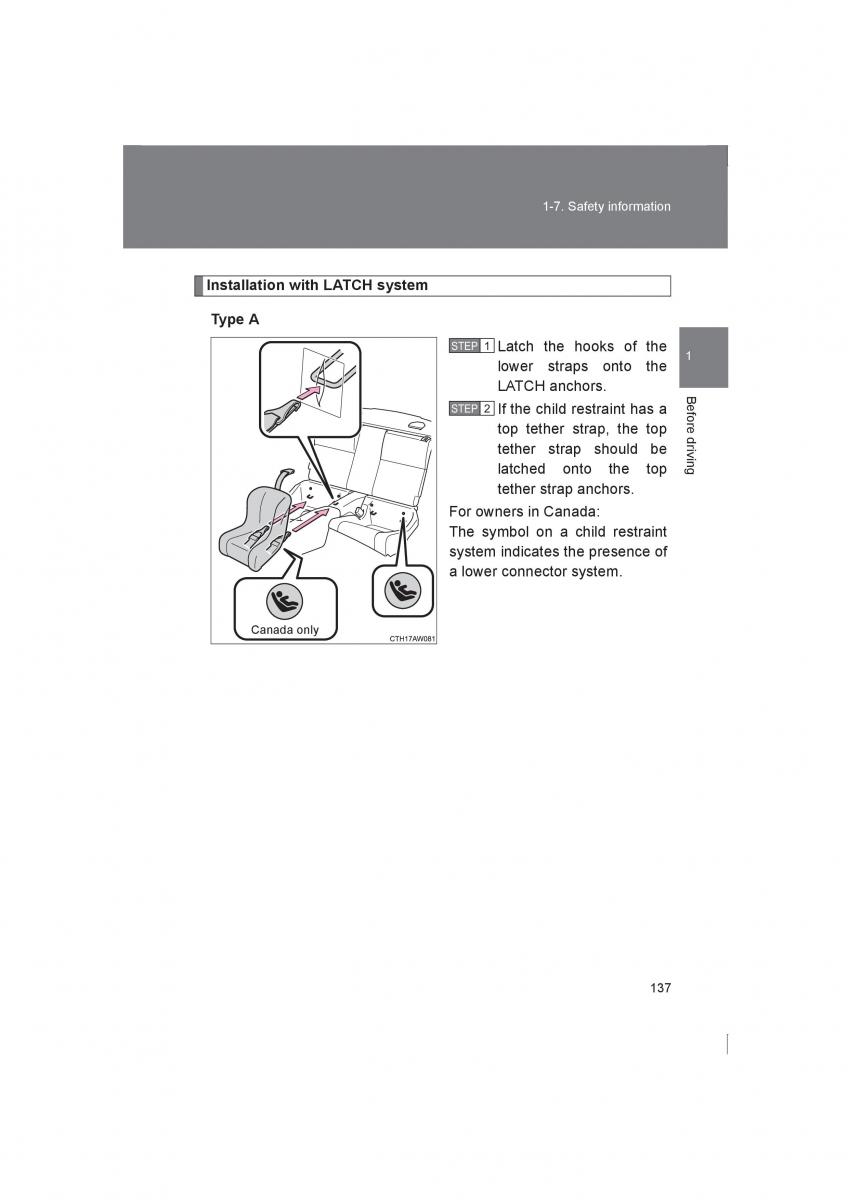 manual  Subaru BRZ owners manual / page 137