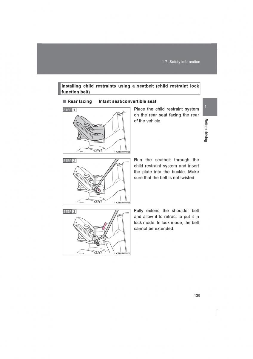 Subaru BRZ owners manual / page 139