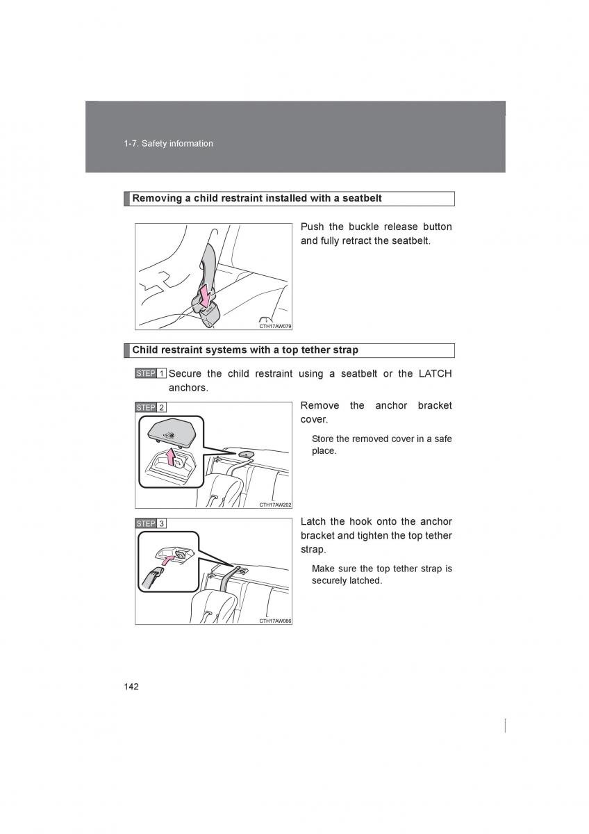 manual  Subaru BRZ owners manual / page 142