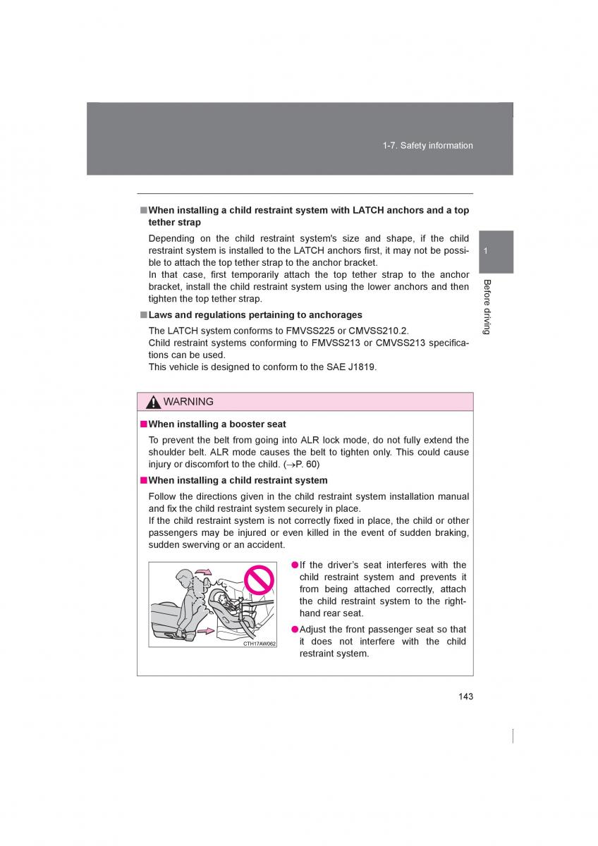 manual  Subaru BRZ owners manual / page 143