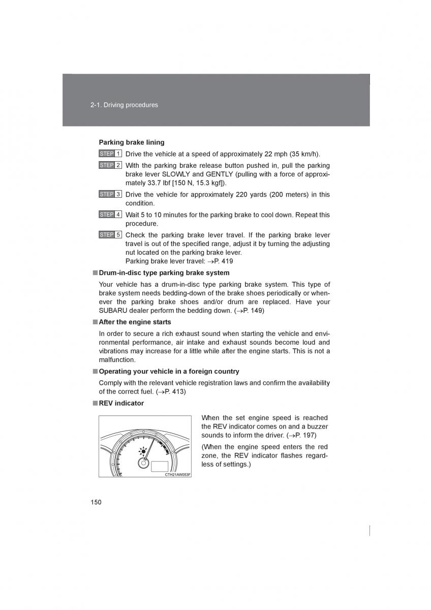 Subaru BRZ owners manual / page 150