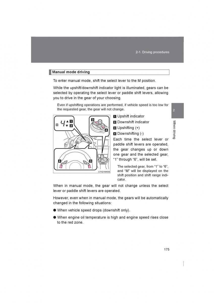 manual  Subaru BRZ owners manual / page 175